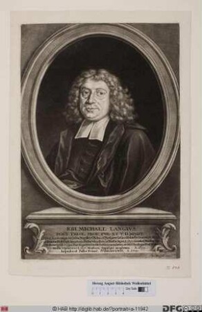 Bildnis Johann Michael Lang