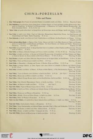 China-Porzellan (Nr. 1-178)
