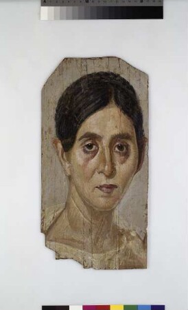 Mumienporträt einer älteren Frau