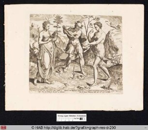 Opinio, Mundus fascinatus, Veritas und Justitia.