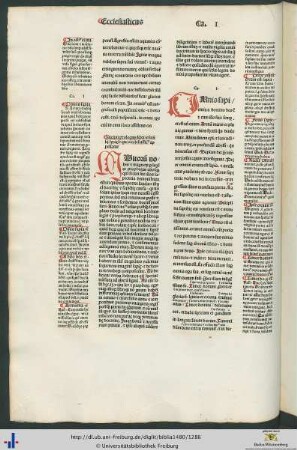 Prologus libri iesu filij syrach qui Ecclesiasticus appellatur