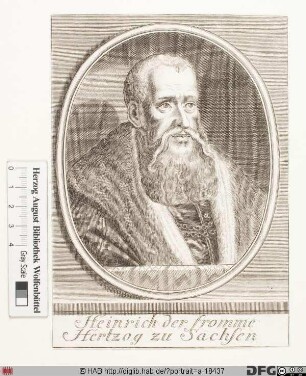 Bildnis Heinrich der Fromme, Herzog zu Sachsen (reg. 1539-41)