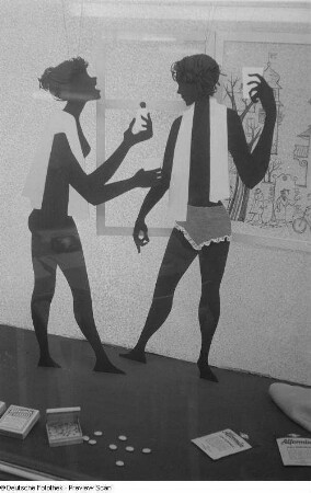 Ausstellungsvitrine mit Alformin-Dragees