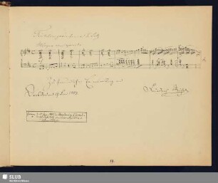 Reichel, Friedrich; 1883 [Noten- und Texteintrag]