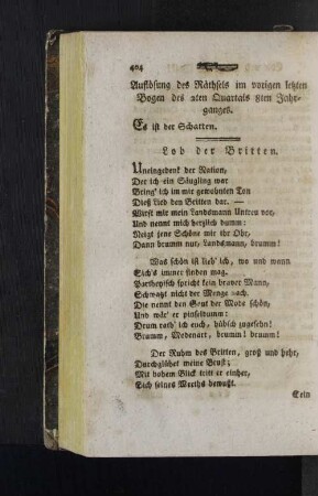 [Erster Bogen. - Dreyzehnter Bogen.]