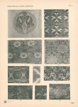 Pl. 91. Étoffes