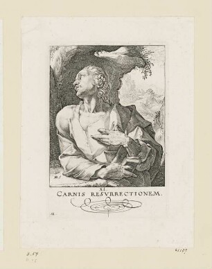 Heiliger Judas Thaddäus, Blatt 12 der Folge "Christus, die zwölf Apostel und der heilige Paul"