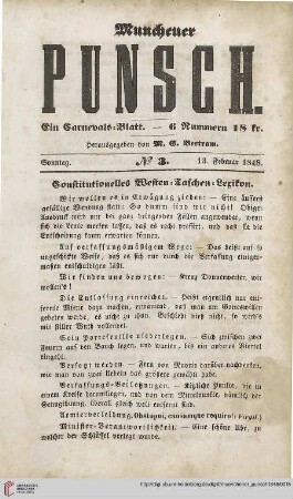 No. 3 (13. Februar 1848)
