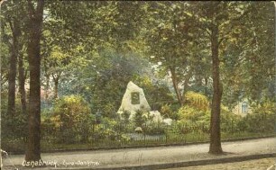 Osnabrück, Lyra-Denkmal.
