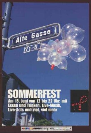 Alte Gasse Sommerfest