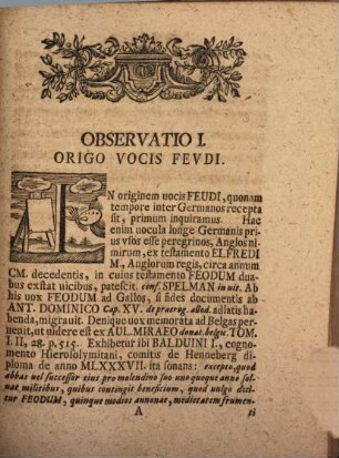 Dissertatio Ivridica Circvlaris Sistens Observationes Ex Ivre Fevdali