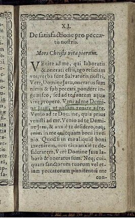 XI. De satisfactione pro peccatis nostris