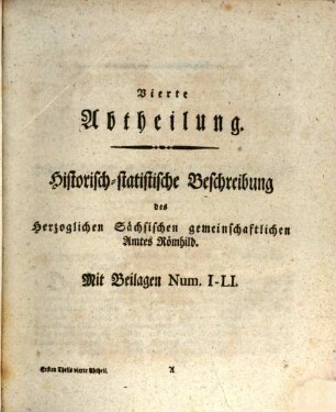 Historisch-statistische Beschreibung der gefürsteten Grafschaft Henneberg : Mit Urkunden, Ersten Theils. Nebst einigen Zusätzen und einem dreifachen Register über sämmtliche vier Abtheilungen