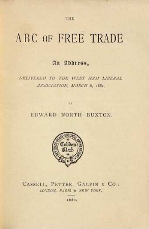 The ABC of Free Trade