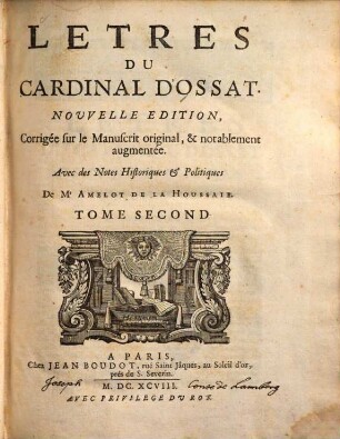 Letres du Cardinal d'Ossat. 2
