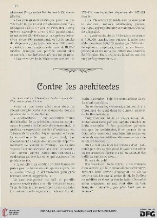 5: Contre les architectes