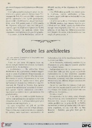 5: Contre les architectes
