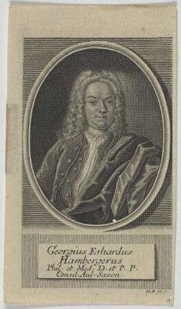 Bildnis des Georgius Erhardus Hambergerus