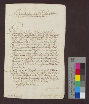 Verpfändung der Herrschaften Staufen und Kirchhofen.