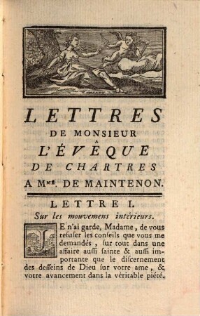 Lettres De Madame De Maintenon, 9. Lettres De Messire Paul Godet Des Marais Eveque De Chartres A Madame De Maintenon