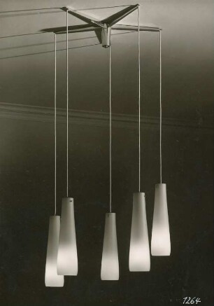 Deckenkreuzlampe "Nr. 1264" der Vereinigten Werkstätten für Kunst im Handwerk