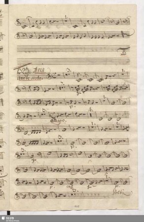 1323. Aria: Perche togliermi lo Sposo / Cimarosa, D.