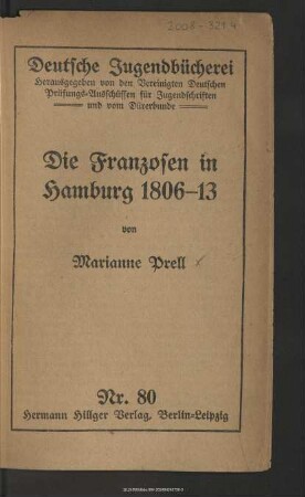 Die Franzosen in Hamburg 1806-13