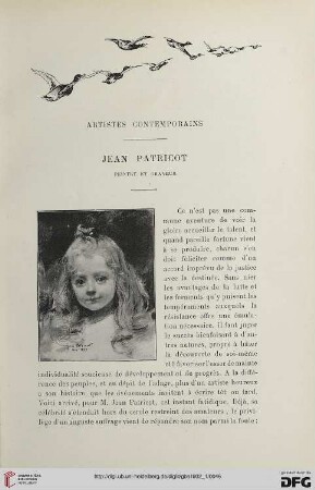 3. Pér. 27.1902: Jean Patricot, peintre et graveur : artistes contemporains