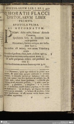 Epistolarum Liber Primus