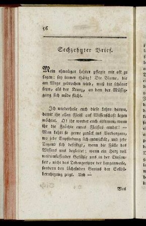 Sechzehnter Brief.