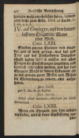 Casus LXIII. - Casus LXXXII.