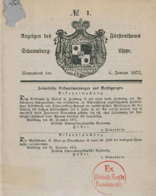 6. Januar-28. Septbr.=No.1-39