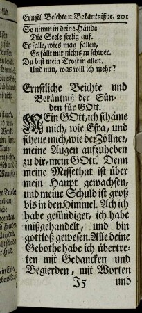 Ernstliche Beichte und Bekäntniß der Sünden für Gott