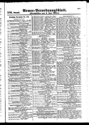 516.Ausgabe. Mittwoch, 2. Juni 1915