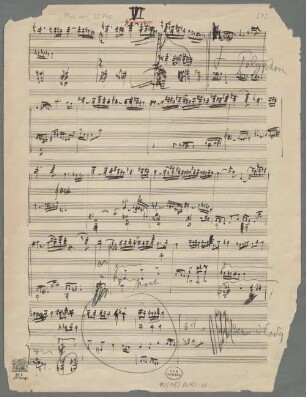 Sinfonie Nr. 10 . Skizzen - BSB Mus.ms. 22745