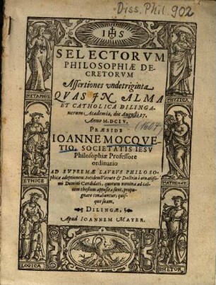 Selectorvm Philosophiae Decretorvm Assertiones undetriginta