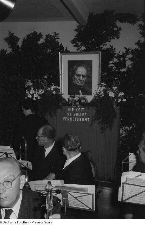Blick auf ein Porträt von Martin Andersen Nexö
