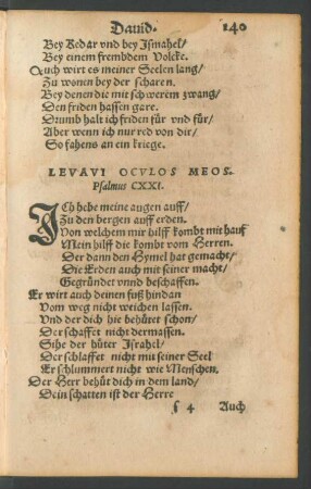 Psalmus CXXI. - Psalmus CXXX.