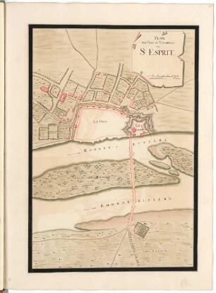 Plan Dela Ville et, Citadelle de St Esprit