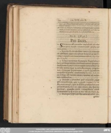 Tit. II. (IV. 37.) Pro socio.
