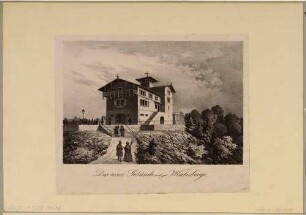 Das Gasthaus auf dem Großen Winterberg in der Sächsischen Schweiz