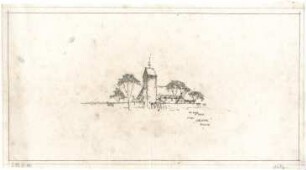 Gsaenger, Gustav; München - Allach; Ev. Kirche, Anbau Gemeindesaal - Südseite (Ansicht)