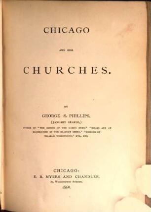 Chicago and her Churches