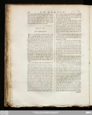 Chap. IV. De l'Amour propre.