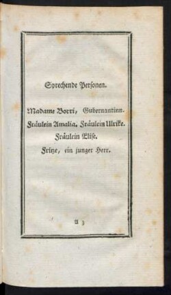 Sprechende Personen