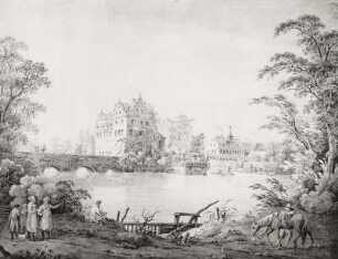 Schloß Oberau bei Meißen