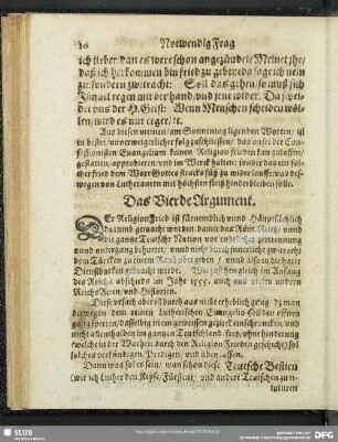 Das Vierde Argument