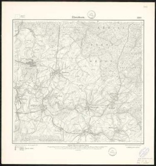 Meßtischblatt 3207 : Elsenborn, 1910 : Elsenborn. - Aufn. 1893, hrsg. 1894, bericht. 1910. - 1:25000. - [Berlin]: Kgl. Preuss. Landesaufnahme, 1910. - 1 Kt.
