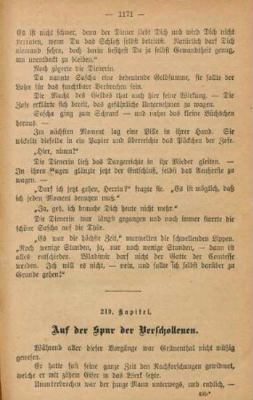 219. Kapitel. Auf der Spur der Verschollenen.