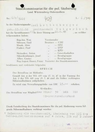 Leitenberger, Karl